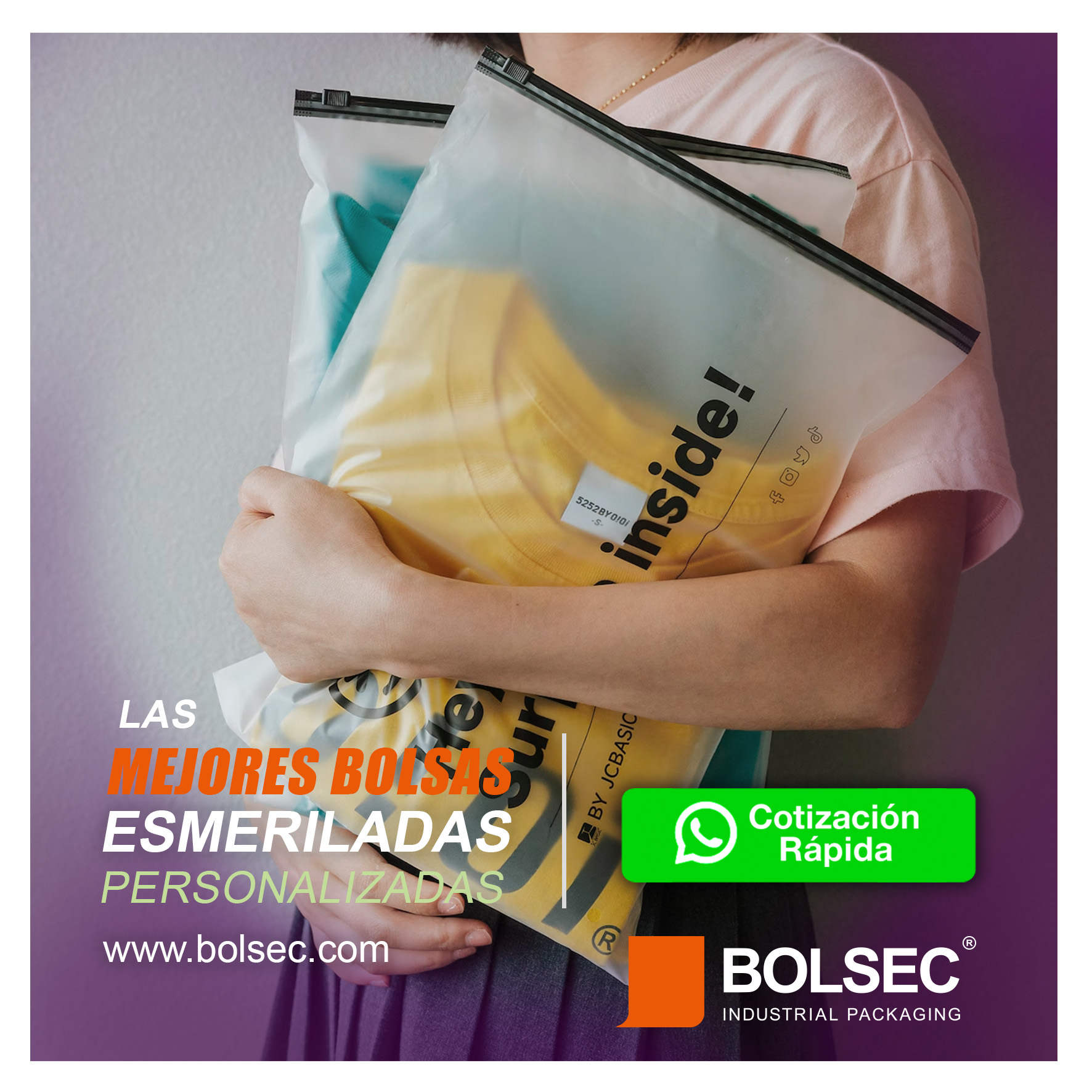 bolsas para envios de mensajeria cdmx